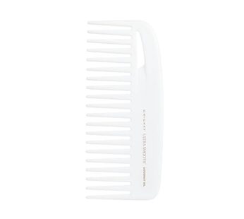Cricket Ultra Smooth Coconut Conditioning Comb Anti-Frizz Detangler for Mid-Length, Thick and Textured Hair with Keratin Protein Infused Plastic