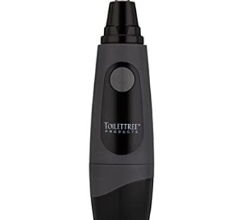 ToiletTree Products Water Resistant Nose and Ear Hair Trimmer with LED Light