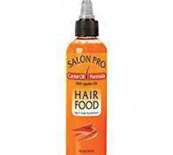 SalonPro Hair Food Carrot Oil Formula With Jojoba Oil 4 Oz