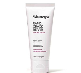 SkinIntegra Rapid Crack Repair Healing Cream, Urea Lactic Acid Foot Cream for Dry Cracked Heels and Feet. Severe Cracked Heel Treatment. Cracked Bleed