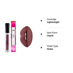 Aromi Chocolate Brown Liquid Lipstick | Dark Brown Nude Lip Color, Vegan and Cruelty-free, Long-lasting, Waterproof, Handmade (Magnetic Mahogany) - Image 10