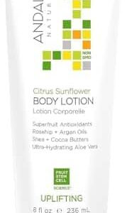 Andalou Naturals Citrus Sunflower Uplifting Body Lotion, 8 fl.oz (Packaging may vary) - Image 1