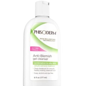 pHisoderm Anti-blemish Gel Cleanser, for Oily, Combo and Acne-prone Skin, 6 Fluid Ounce Bottle (Pack of 4) - Image 11