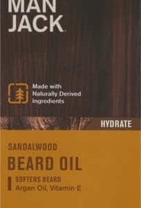 Every Man Jack Sandalwood Scent Hydrating Beard Oil, Paraben Free, Natural, 1.0 Fluid Ounce (Pack of 1) - Image 2