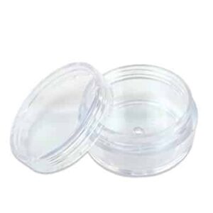 Beauticom 10g/10ml (0.35 Fl Oz) Round Clear Jars with Round Top Lids for Creams, Lotions, Make Up, Powders, Glitters, and more... (Color: Clear Lid, Q - Image 5