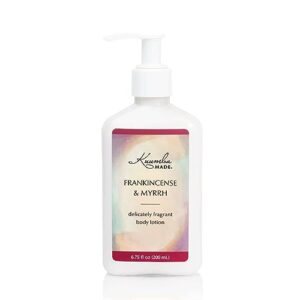 Kuumba Made Frankincense & Myrrh Body Lotion 6.75 fl oz | Moisturizing Scented Lotion with Dispenser Pump - Image 1