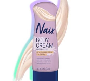 Nair Hair Remover Lotion Cocoa Butter & Vitamin-E 9 Ounce (266ml) (2 Pack)