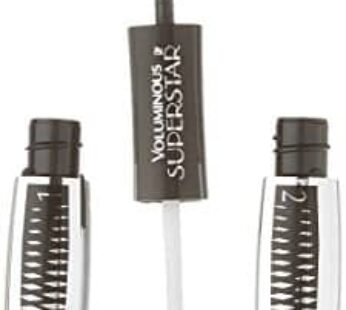 L’Oreal Paris Cosmetics Voluminous Superstar Mascara, Washable, Blackest Brown, 0.41 Fl. Oz, 1 Count