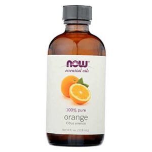 NOW FOODS Orange Essential Oil, 4 FZ - Image 1