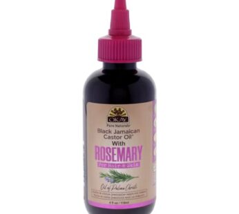 OKAY BLACK JAMAICAN CASTOR OIL with ROSEMARY 4oz / 188ml