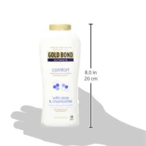 Gold Bond Ultimate Comfort Body Powder 10 oz. (Pack of 3), Talc-Free Formula with Aloe & Chamomile - Image 9