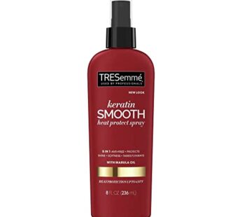 TRESemm? Thermal Creations Keratin Smooth Leave-In Heat Protectant Spray, Hair Heat Protection Formula with Keratin and Marula Oil 8 oz