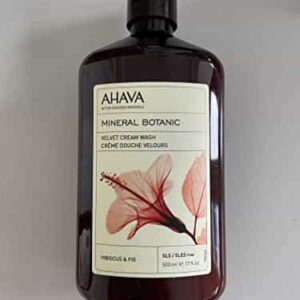 AHAVA Mineral Botanic Velvet Cream Body Wash, Hibiscus & Fig - Washes Away Dirt and Impurities, Relaxes, Enriched with Exfoliating Hibiscus with Malic - Image 3