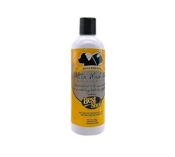 Best Shot Ultra Wash Too Shampoo with Pet Coat Release Technology, Coat and Skincare Product for Dogs and Cats, Quick-Rinsing, 16 oz