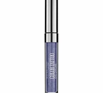 Maybelline New York Color Tattoo Eye Chrome Eyeshadow, Bold Sapphire, 0.11 fl. oz.