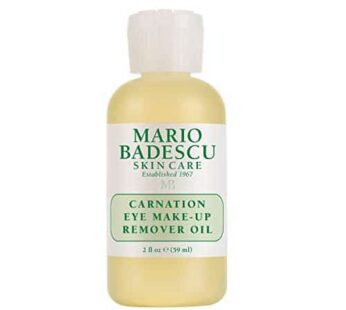 Mario Badescu Carnation Eye Makeup Remover Oil, Ideal for Combination, Dry or Sensitive Skin, Cleansing and Moisturizing Waterproof Mascara Remover wi