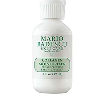 Mario Badescu Collagen Face Moisturizer for Women and Men with SPF 15 for Combination & Sensitive Skin, Daytime Moisturizer Face Cream with Collagen &