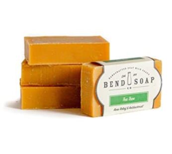 Goat Milk Soap ? Natural Skin Care with Coconut & Olive Oil ? Body & Hand Soap for Sensitive Skin & Eczema by Bend Soap Co., 4.5 oz, Tea Tree