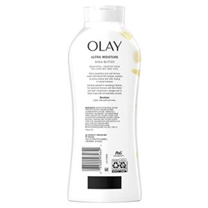 Olay Ultra Moisture Shea Butter Body Wash with B3 Complex - 22 Fl Oz (Pack of 4) - Image 6