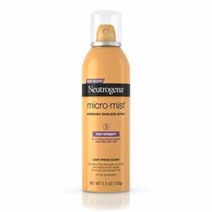 Neutrogena MicroMist Tanning Sunless Spray, Deep, 5.3 Ounce - Image 1