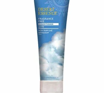 Desert Essence Fragrance Free Conditioner – Pure – 8 Fl Ounce – Gloss & Shine – Smoothes & Softens Hair – No Oil Residue – Antioxidants – Green Tea –