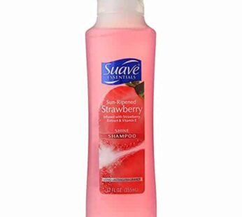 Suave Shampoo, Sun-Ripened Strawberry Family-Size 2-Pack ? Energizing Shampoo with Strawberry Extract & Vitamin E, 22.5 Oz Ea