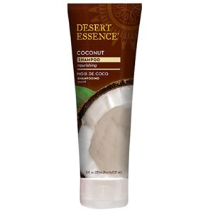 Desert Essence Coconut Shampoo, Nourishing for Dry Hair. 8 fl.oz - Image 1