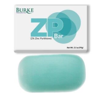 Burke Pharmaceuticals ZP Cleansing Bar with Zinc Pyrithione, 2% – Unisex Skin Cleaning Agent, Bar