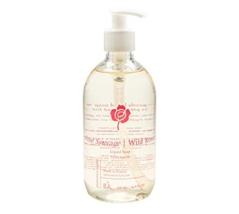Luxury Hand Soap by Provence Sant? 16.9 oz – Liquid Hand Soap for Bathroom, French Soap with Moisturizing with Sweet Almond Oil, Floral Wild Rose Scen