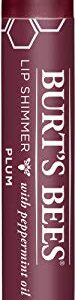 Burt's Bees? 100% Natural Origin Moisturizing Lip Shimmer, Plum, 1 Tube (Package May Very) - Image 12