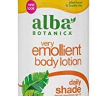 Alba Botanica Very Emollient Body Lotion, Daily Shade SPF 15, 32 Oz