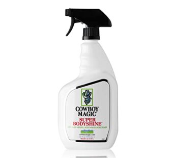 COWBOY MAGIC Super Bodyshine FAST DRY REPEL DUST DETANGLE HAIR 32 Ounce