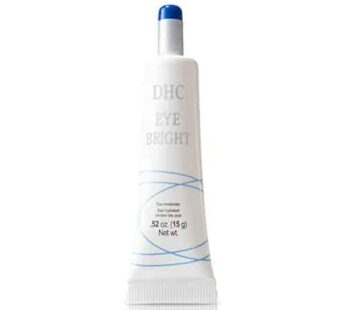 DHC Eye Bright Lightweight Eye Gel Minimizes Dark Circles and Puffy Eyes Absorbs quickly Daytime and Nighttime Use Ideal for All Skin Types, Clear, 0.