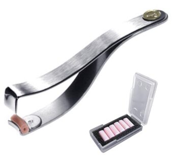 Prima shogyo C-2000 Partial Eyelash Curler, Made in Japan, Stainless Steel, Included 6 Replacement Rubber Pads