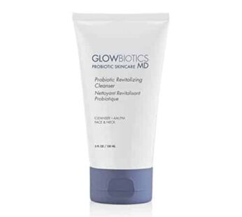 Glowbiotics Probiotic Revitalizing Cleanser: Hydrating Daily Face Wash, Removes Dirt, Makeup, and Oil, Enriched with Peptides, Vitamin E, and Aloe Ver