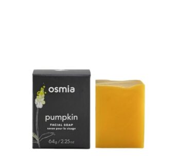 Osmia – Natural Pumpkin Facial Soap Bar | Clean Beauty For Healthy Skin (2.25 oz | 64 g)