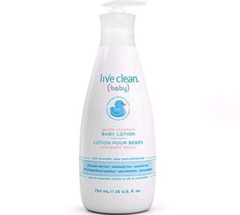 Live Clean Baby Moisturizing Baby Lotion, 25 oz