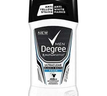 Degree Ultraclear Antiperspirant Deodorant Black/White, Fresh, 2.7 oz (Pack of 2)
