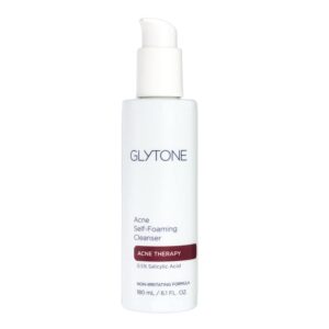 Glytone Acne Self Foaming Cleanser - With 0.5% Salicylic Acid For Mild Acne - Non-Comedogenic - Non-Irritating - 6.1 fl. oz. - Image 1