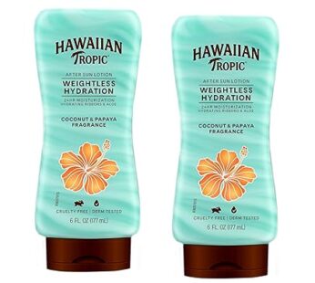 Hawaiian Tropic Weightless Hydration After Sun Lotion 6 Fl Oz (Pack of 2)