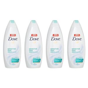 Dove Body Wash For Softer and Smoother Skin Sensitive Skin Hypoallergenic and Sulfate Free Body Wash 22 oz, 4 Count - Image 1