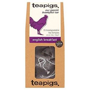 teapigs English Breakfast Tea, 15 Count (Pack of 6) - Image 1