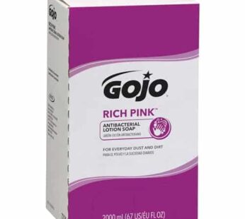 Gojo Rich Pink Antibacterial Lotion Soap Refill
