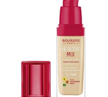 Bourjois Healthy Mix Anti-Fatigue Medium Coverage Liquid Foundation 52 Vanilla, 30ml, 29199601052