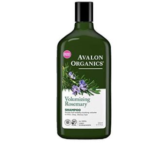 Avalon Organics Shampoo, Volumizing Rosemary, 11 Fluid Ounce (Pack of 2)