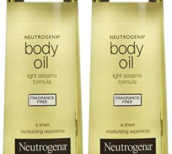 Neutrogena Body Oil, Fragrance Free, 8.5 Fl Oz (Pack of 2)