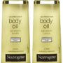Neutrogena Body Oil, Fragrance Free, 8.5 Fl Oz (Pack of 2)