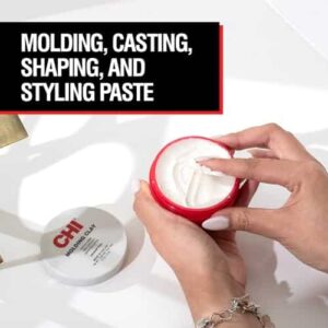 CHI Molding Clay Texture Hair Paste, Styling Product For Volume, Texture & Body, Paraben & Gluten-Free, 2.6 Oz - Image 4