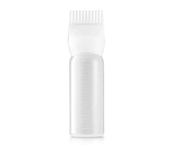 Evelyne Root Comb Applicator Bottle, 6 ounce with graduated scale, Hair Coloring, Dye and scalp treament essential (Pack of 1)