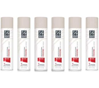 Salon Grafix Hairspray Freezing Mega Hold 10 Ounce (295ml) (6 Pack)